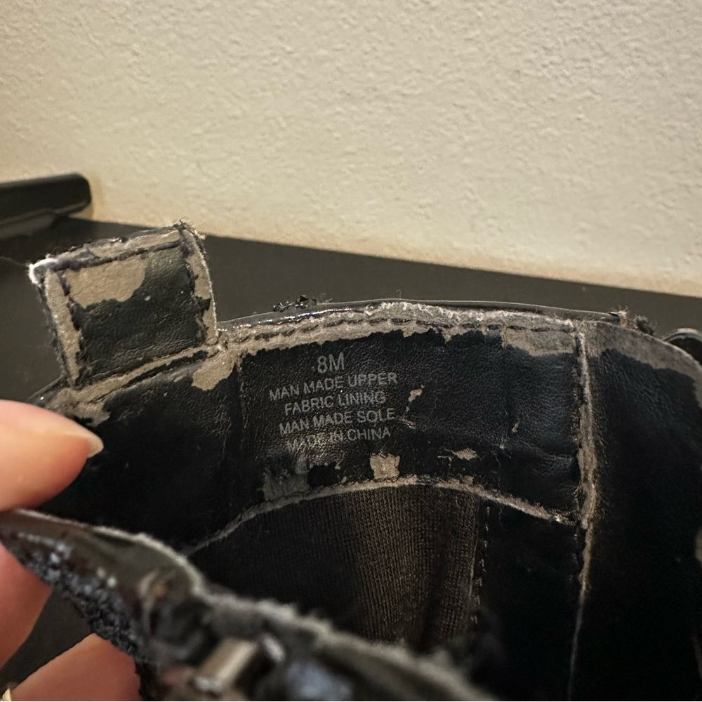Gianni Bini Black Sparkle Studded Boots - Picture 16 of 16